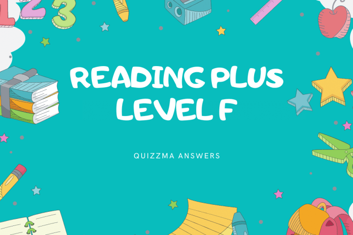 Reading plus answers level i answers