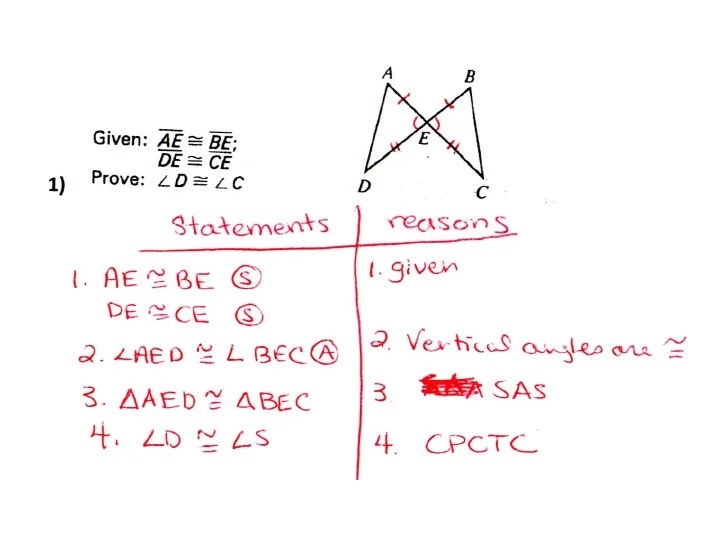 Unit 4 homework 7 proofs review all methods