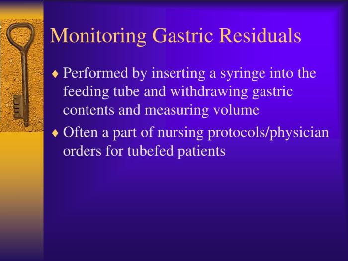 Do you return gastric residual nclex