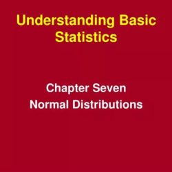 Understanding basic statistics 8th edition