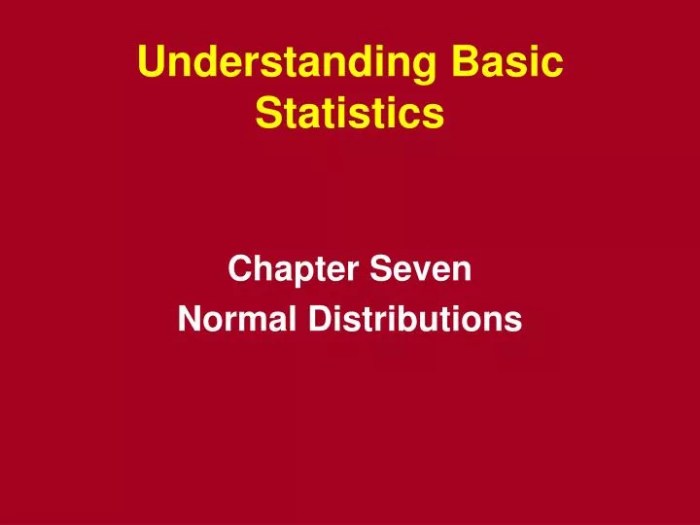 Understanding basic statistics 8th edition