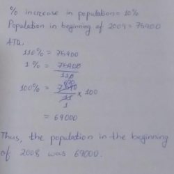 The population of a town increased from 5600 to 6300