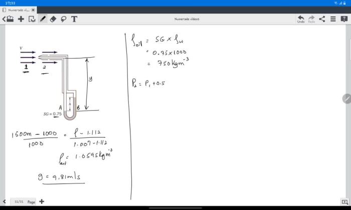 The manometer is connected to a pitot static tube